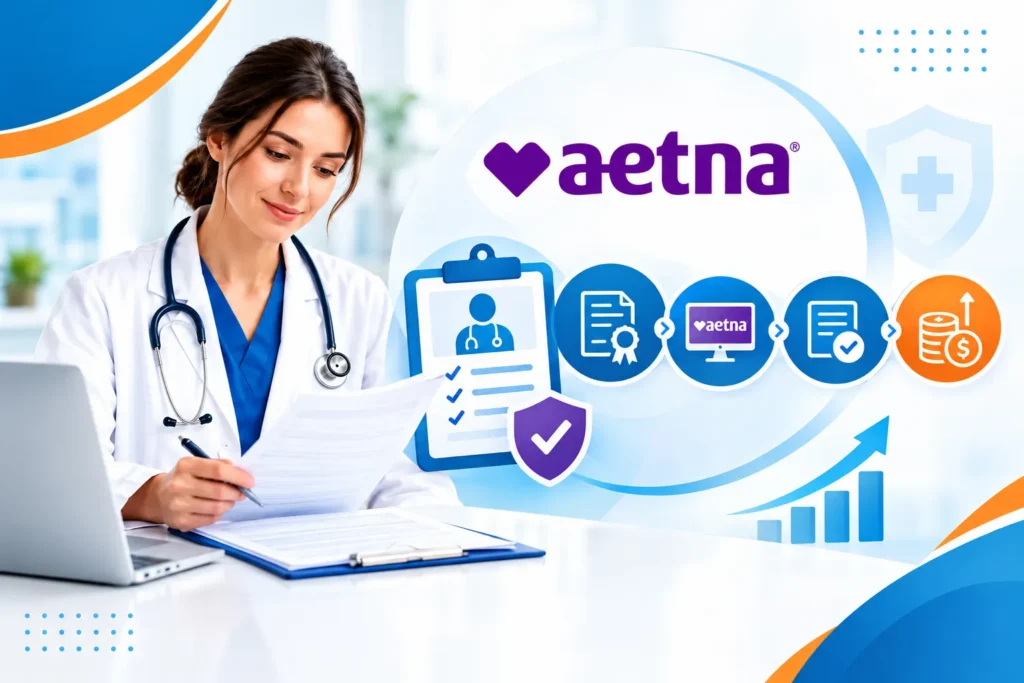 credential with aetna