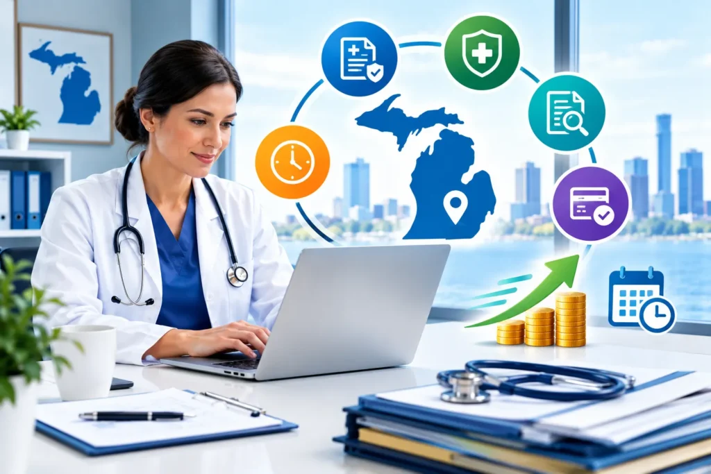 internal medicine medical billing Michigan