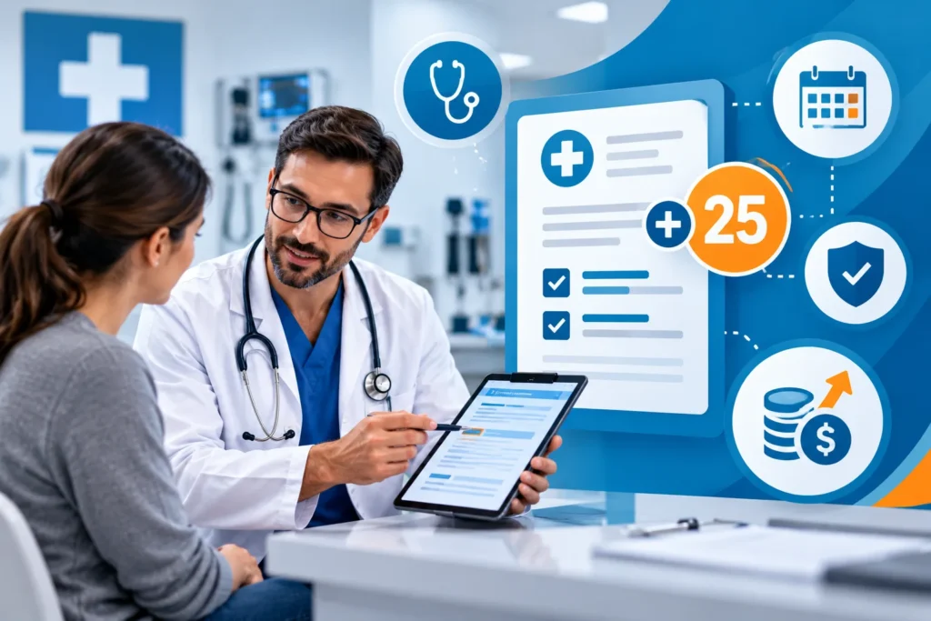 urgent care modifier 25 rules