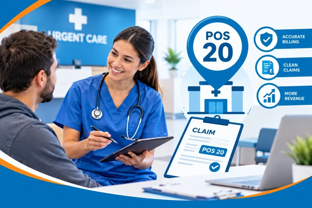 urgent care place of service billing