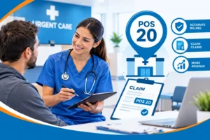 urgent care place of service billing
